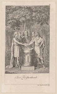 Fürstenbung, Sheet 4 of the Series "Six Great Events of the Penultimate Decade" by Daniel Nikolaus Chodowiecki