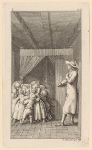 Gertrud in Bed with an Infant by Daniel Nikolaus Chodowiecki
