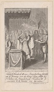 Elector Frederick III of Brandenburg Crowns Himself, Sheet 1 from the Series 