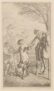 Song of the Brave Man, Plate 2 from the First Edition of "Poems by Gottfried August Bürger" by Daniel Nikolaus Chodowiecki