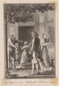 Lotte and Her Husband Seek Shelter from a Storm