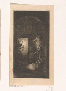 Sebaldus Nothanker in the Cellar by Daniel Nikolaus Chodowiecki
