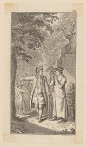 Sebaldus in Dispute with a Fellow by Daniel Nikolaus Chodowiecki