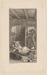 Siegfried von Lindenberg Surprises His Schoolmaster in a Domestic Scene by Daniel Nikolaus Chodowiecki