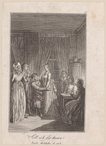 Scene Before the Wedding by Daniel Nikolaus Chodowiecki