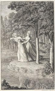 Title Page for "Monthly Review for Ladies from Leipzig for 1794" by Daniel Nikolaus Chodowiecki