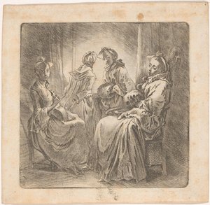 Four Ladies at the Window