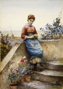 Peeling an Apple, 1884