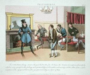 Selfishness, plate 9 from 
