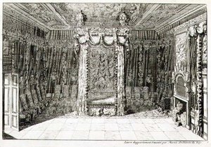 Design for a Bedchamber with a Four Poster Bed, from the 