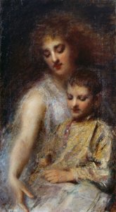 Portrait of Princess Ada Troubetzkoy with her son Louis