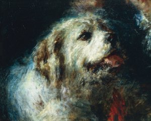 The Troubetzkoy Boys with a Dog (detail) by Danielle Ranzoni