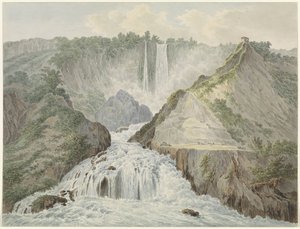 View of the Waterfalls of Marmore