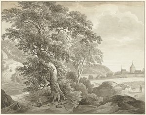 Landscape after Ruisdael