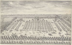 Encampment near The Hague, 1742 by Daniël Marot (II)