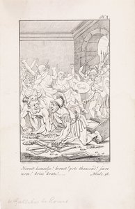 Soldiers and Men with Hides (title on object: Gauls in Rome) by Daniël Veelwaard (I)