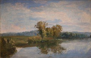 A View of Lake Vejl near Silkeborg, Jutland