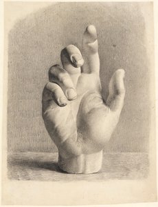 A Hand, Drawn After Plaster