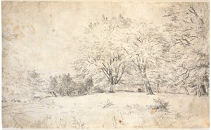 A Kneeling Figure in a Mountain Landscape. David? or the Prodigal Son