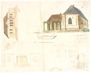 Various Designs for a House in a Semi-Gothic Taste