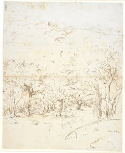 View Through a Forest to a Sound by Dankvart Dreyer