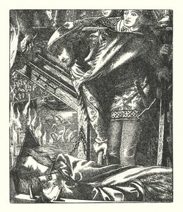 The Lady of Shalott by Dante Gabriel (after) Rossetti