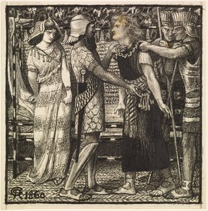 Joseph Accused Before Potiphar by Dante Gabriel Charles Rossetti