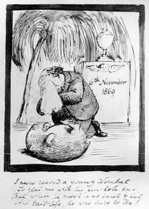 Rossetti lamenting the death of his Wombat