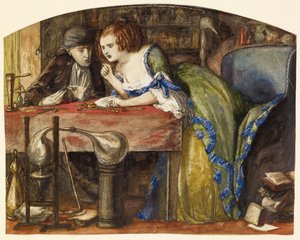 The Laboratory by Dante Gabriel Charles Rossetti