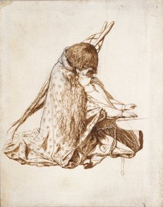 St Cecilia, c. 1850s by Dante Gabriel Rossetti