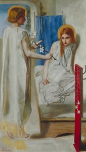 The Annunciation by Dante Gabriel Rossetti