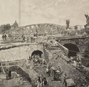 Work on Ponte Sant