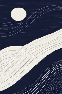 Abstract Moon Landscape by Danushka Abeygoda