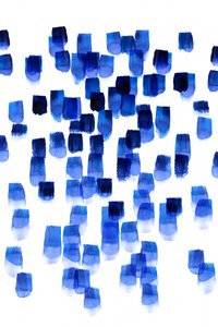 Blue Watercolor Strokes