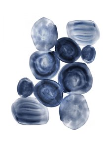 Fluid Blue Forms by Danushka Abeygoda