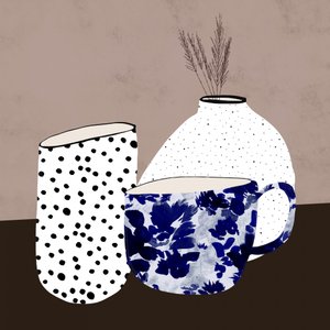 Modern Vases and Mug by Danushka Abeygoda