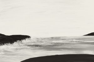 Moody Ocean Landscape by Danushka Abeygoda