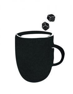 Sweet Black Coffee Mug