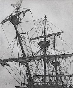 Ghostly Galleon by Darrell Windjack