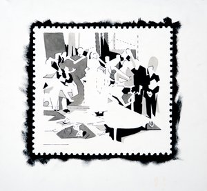 Feast of Pan (stamp study)