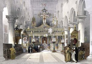 Chapel of the Convent of St. Catherine on Mount Sinai, February 21st 1839, Plate 112 from Volume III of 
