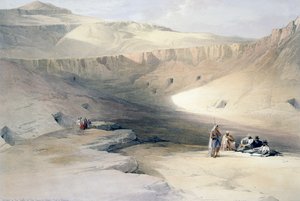 Entrance to tombs of Kings at Thebes