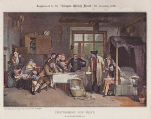 Distraining for Rent by David (after) Wilkie