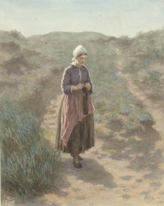 In the Dunes at Zandvoort by David Adolph Constant Artz