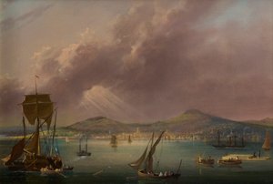 Dundee from the River, c.1835 by David Angelo Andrews