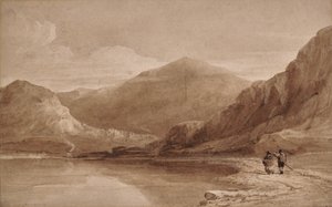 A View in North Wales with Bridge