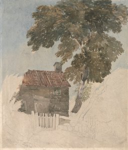 Cottage and Trees by David Cox