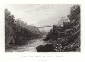 Grass Rope Bridge by David Cox
