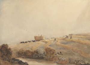 Haymaking, c.1808 by David Cox