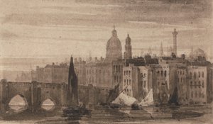 Old London Bridge and St. Paul